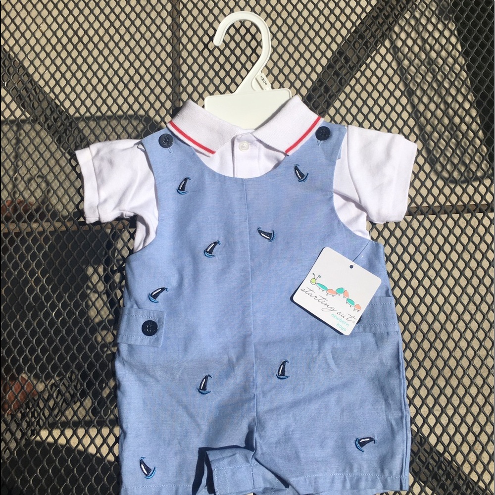 baby boy two piece set, brand new